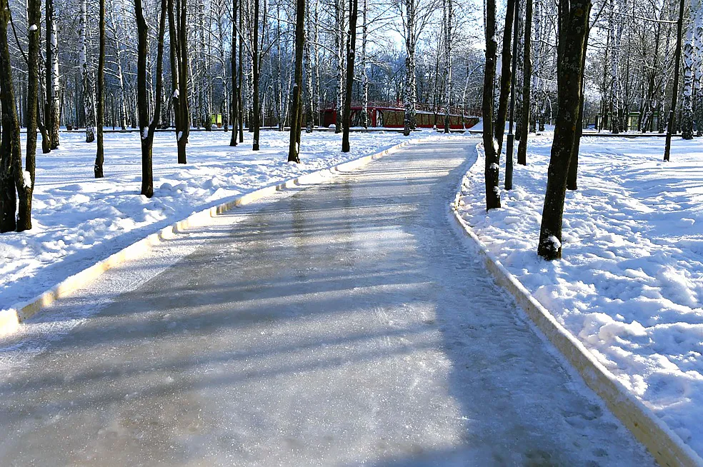 В нижнекамском парке появится ледовая дорожка с гирляндами