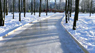 В нижнекамском парке появится ледовая дорожка с гирляндами