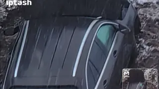 "Мерседес" с беременной на девятом месяце улетел в овраг в Зеленодольском районе