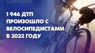 В России за полгода почти на 5% выросло число погибших в ДТП с велосипедистами