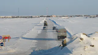 В Нижнекамске открыли ледовую переправу до Елабуги