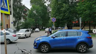 Школьник на велосипеде был сбит на нерегулируемом пешеходном переходе 