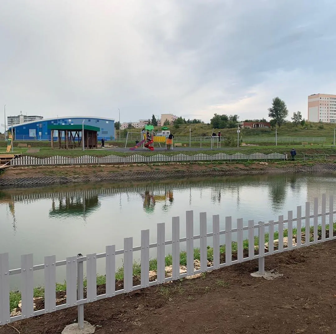 В Камских Полянах посреди парка появилось озеро