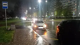 Накануне вечером водитель БМВ, не желая уступать дорогу, сбил пешехода