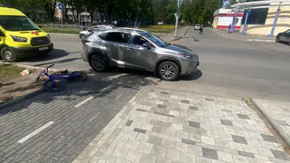 В Нижнекамске сбили велосипедиста на пешеходном переходе