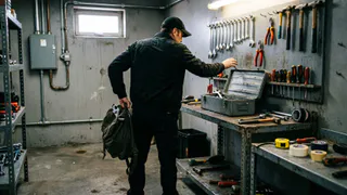 В Нижнекамске задержан подозреваемый в краже инструментов из бытовки на 64 тысячи рублей