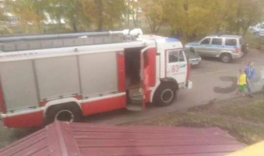 Пожар в Нижнекамской пятиэтажке