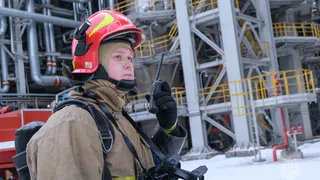 Нижнекамские огнеборцы ликвидировали условный пожар на «ТАНЕКО»