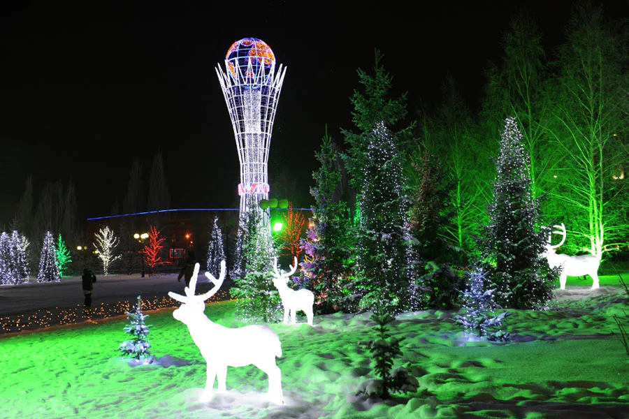 Нижнекамцы ждут открытия елочных городков