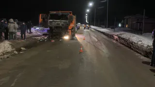 КАМАЗ против внедорожника: страшная авария произошла на трассе в Татарстане