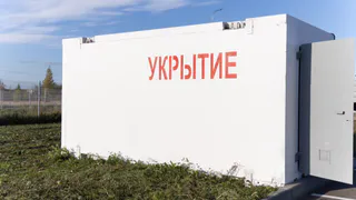 В Нижнекамске установили второе мобильное укрытие