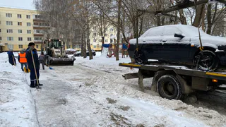 В Нижнекамске эвакуируют авто, которые мешают дворникам очистке дорог от снега