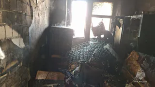 В Татарстане на пожаре из-за непотушенной сигареты спасли мужчину