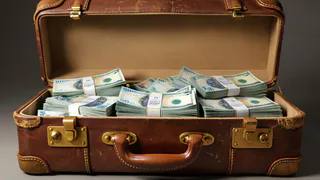 В Шереметьево задержали пассажира с чемоданом валюты на $110 тыс. — он собирался лететь в Казань