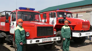 «Нижнекамский лесхоз» получил 6 новых пожарных спецмашин 