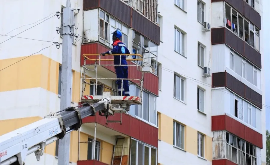 В доме на Чабьинской, куда ударил БПЛА, начали демонтаж разрушенных квартир