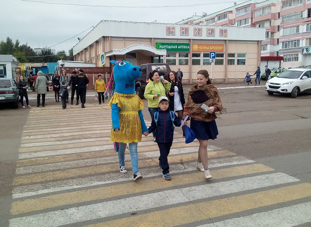 В Камских Полянах первоклассников обучили ПДД