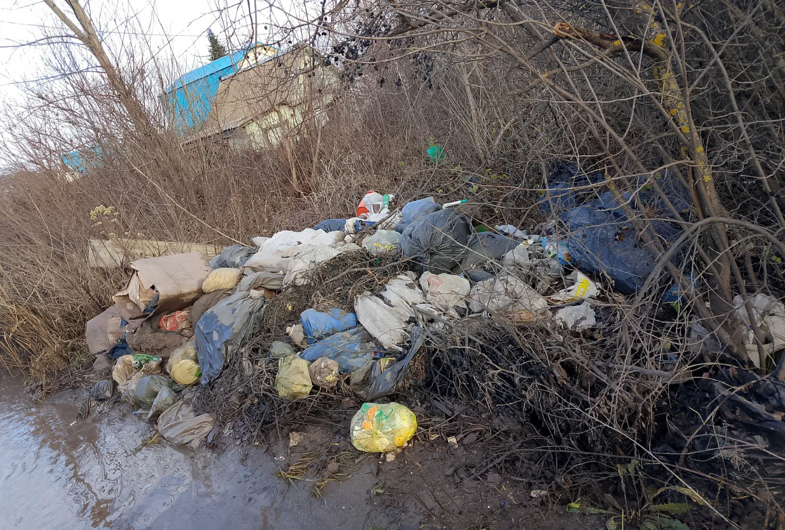В Нижнекамске обнаружили несанкционированную свалку