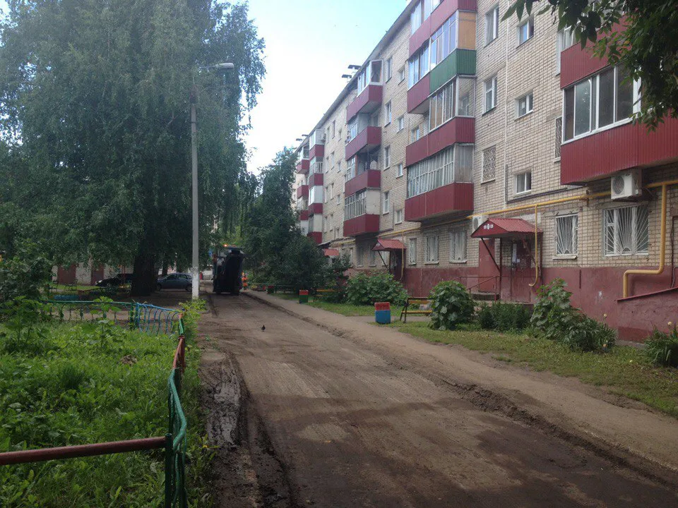 «Самый ужасный двор» Нижнекамска начали ремонтировать