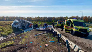 Смертельное ДТП с автодомом произошло на трассе М-12 в Татарстане