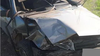 В Нижнекамске в аварии серьезно пострадал водитель отечественного автомобиля