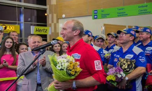 В нижнекамском "Бегишево" торжественно встретили команду «КАМАЗ-мастер»