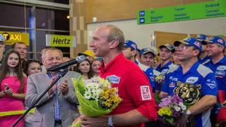 В нижнекамском "Бегишево" торжественно встретили команду «КАМАЗ-мастер»