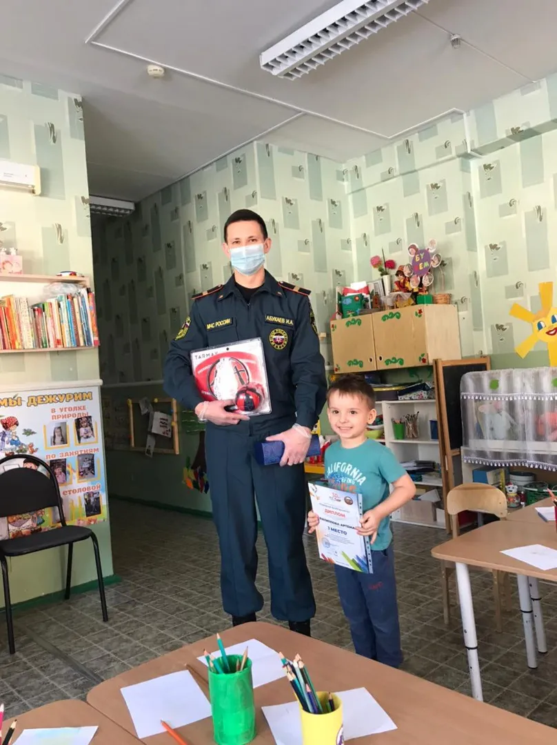 Гордимся: 3-х летний нижнекамец победил во Всероссийском конкурсе «Пожарная БезОпасность»