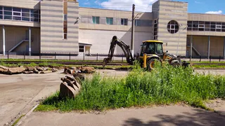 В Нижнекамске приступили к ремонту дорог возле ТЦ «Березка»