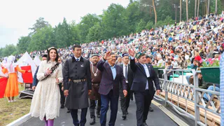 Рустам Минниханов открыл Сабантуй в Нижнекамске 