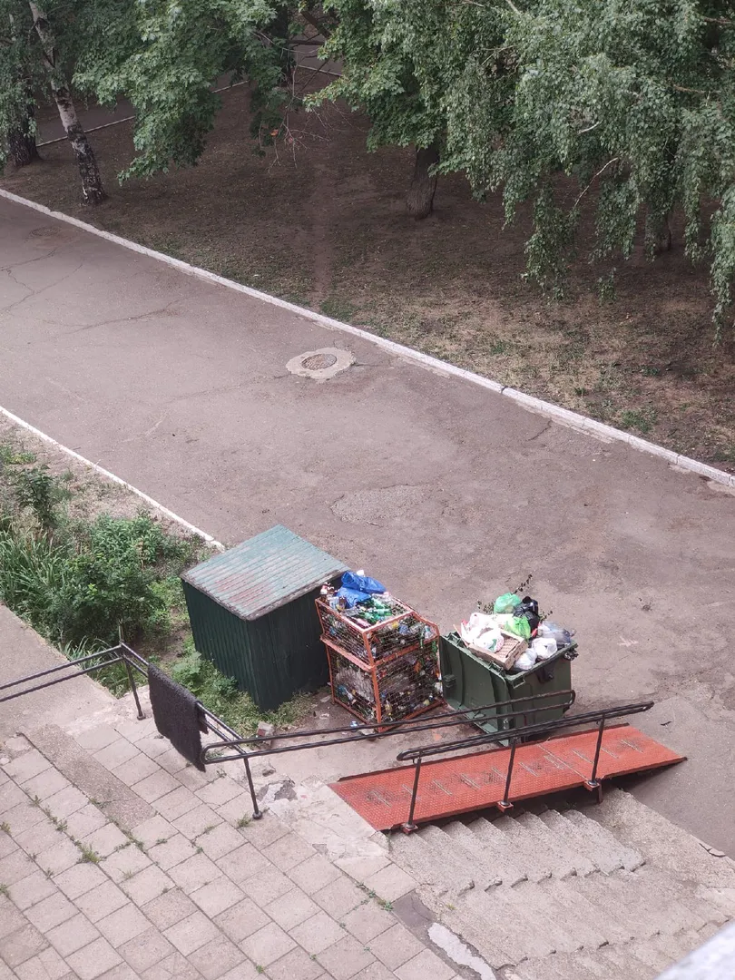Нижнекамцы пожаловались на несвоевременно вывозимый мусор
