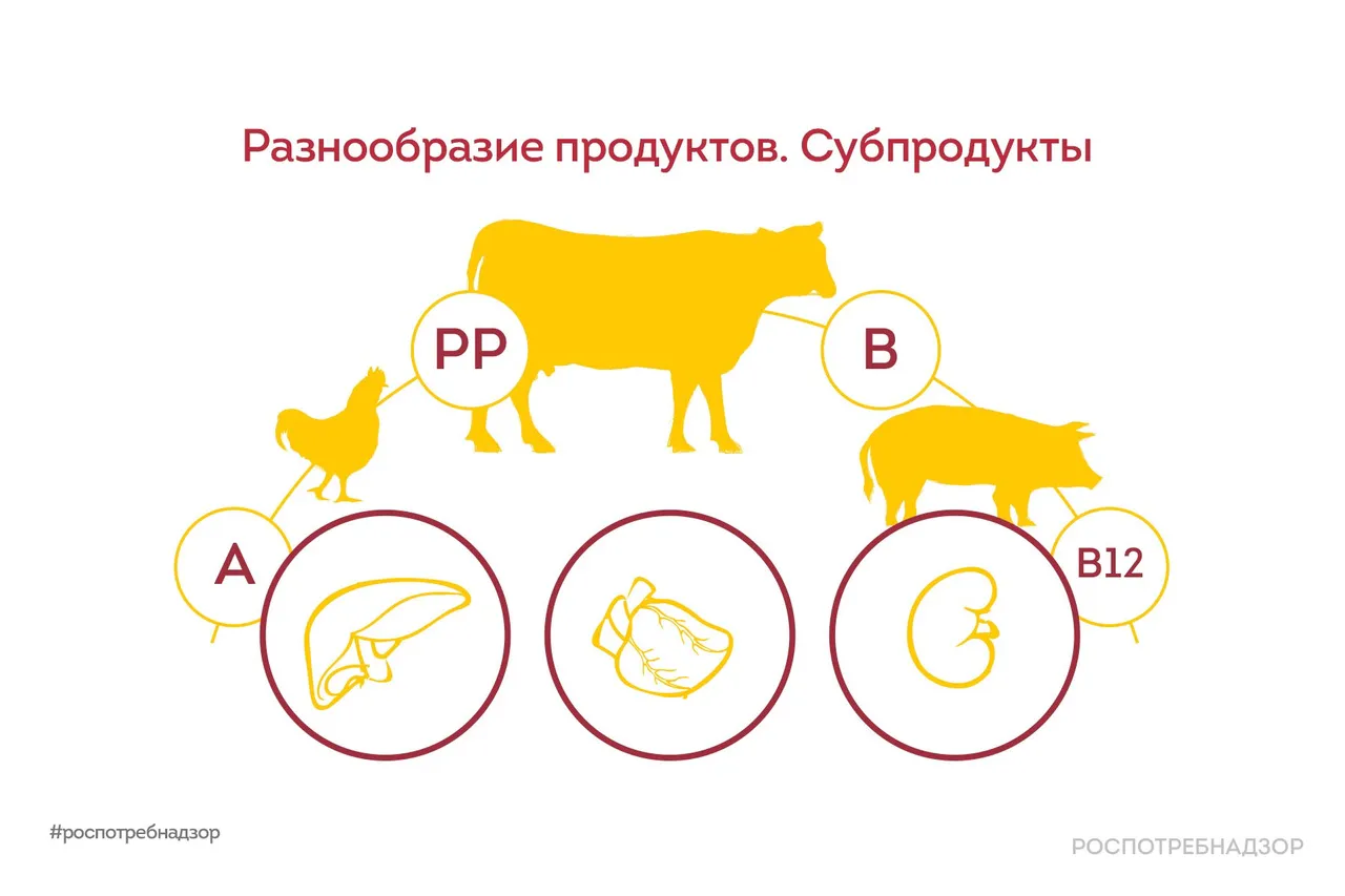 Чем полезны субпродукты? Читайте подробнее