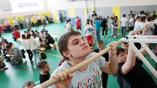 Школьники готовятся к сдаче ГТО