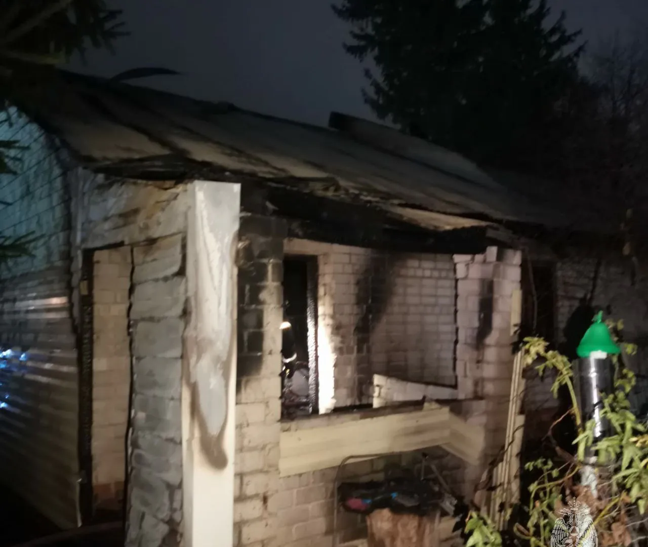 В Казани при пожаре в бане погиб мужчина