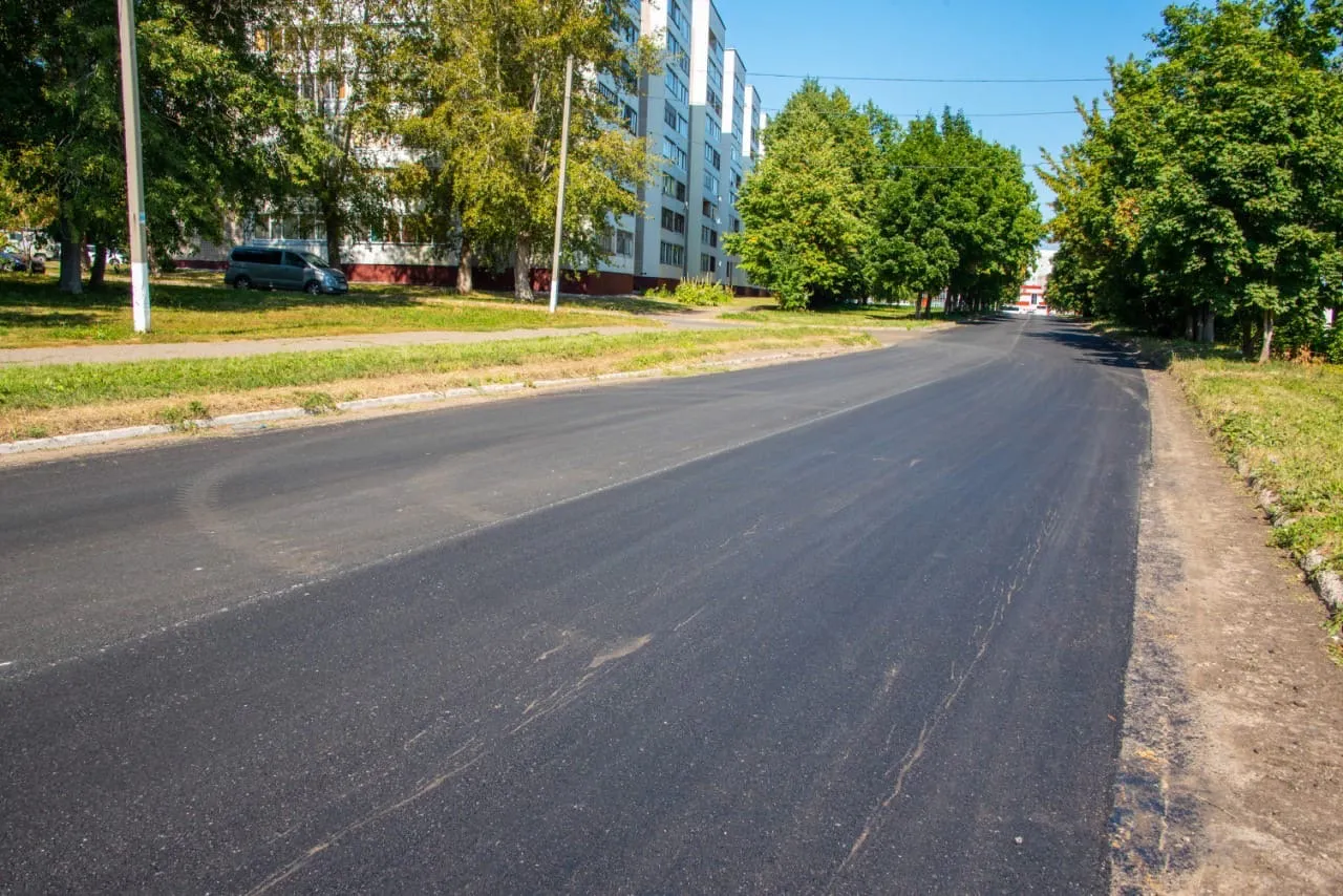 В Нижнекамске наконец-то отремонтировали дорогу по ул. Чабьинская