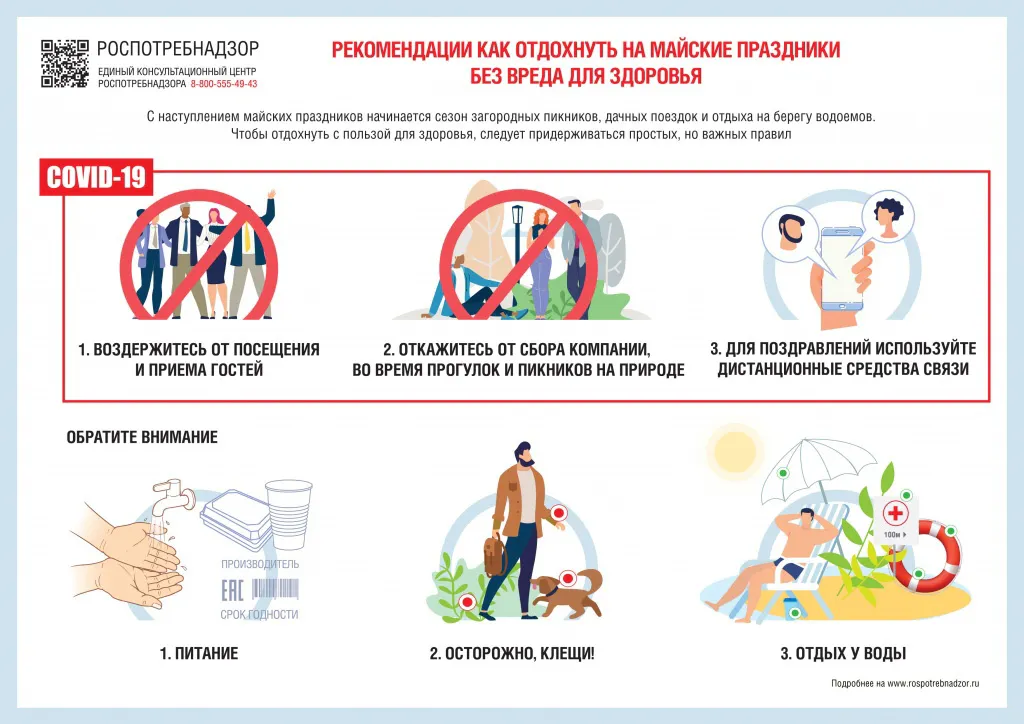 Рекомендации по отдыху на природе на майские праздники