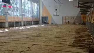 В спортшколе Нижнекамска установят новое современное покрытие для баскетбольного зала