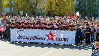 В Нижнекамске в акции «Бессмертный полк» приняло участие 35 тыс. человек